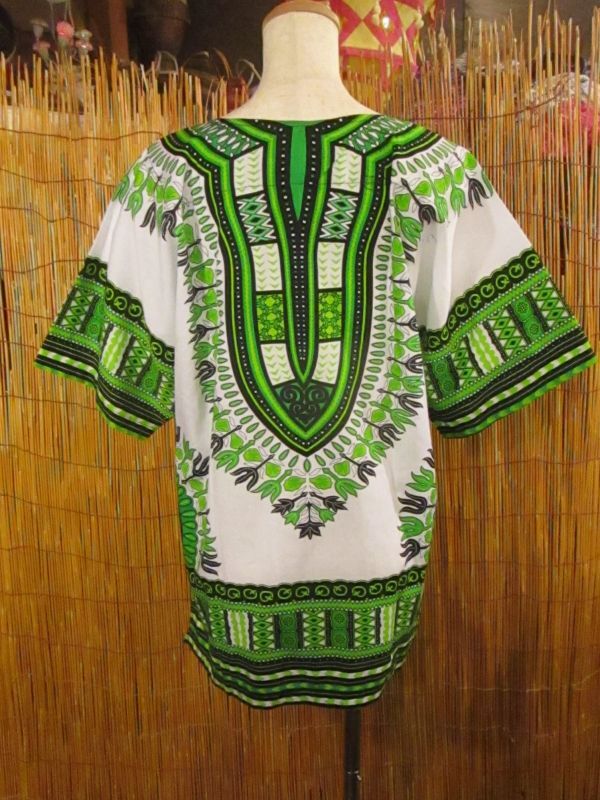 画像3: 小さめサイズ＊アフリカンプリント＊ダシキ＊ＤＡＳＨＩＫＩ＊Ｓ